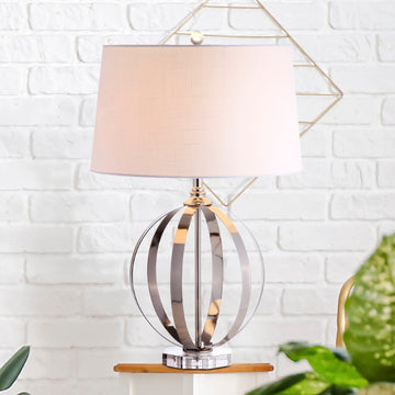 Logan 26" Metal Orb LED Table Lamp - JONATHAN Y